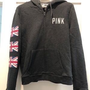 NWOT London Union Jack Victoria's Secret Pink Hoodie